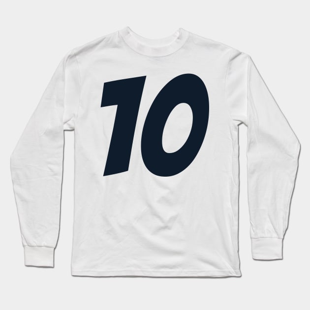 Pierre Gasly 10 - Driver Number Long Sleeve T-Shirt by GreazyL